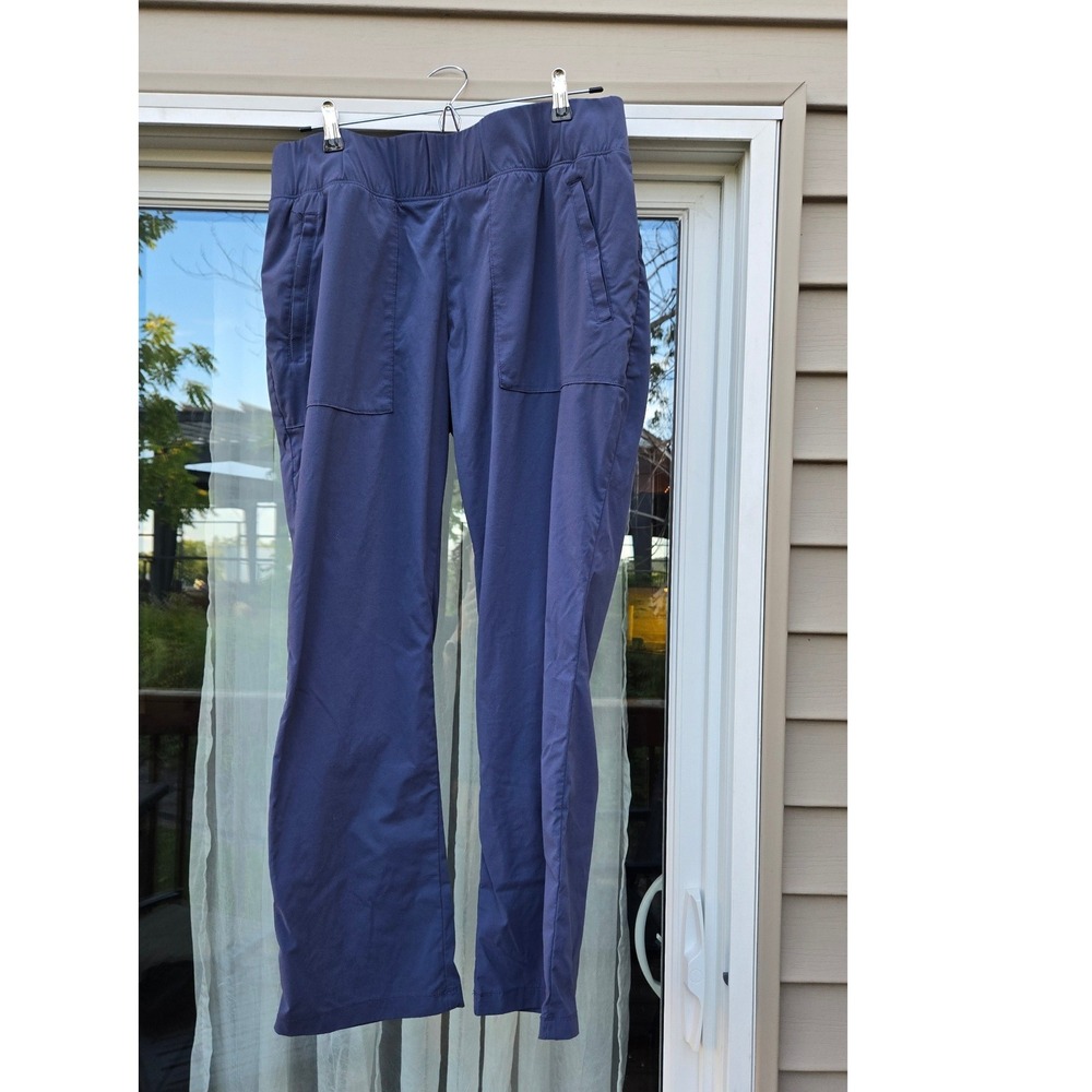 Columbia Anytime Casual Navy Blue Stretch Straight Leg Hiking Pants XL